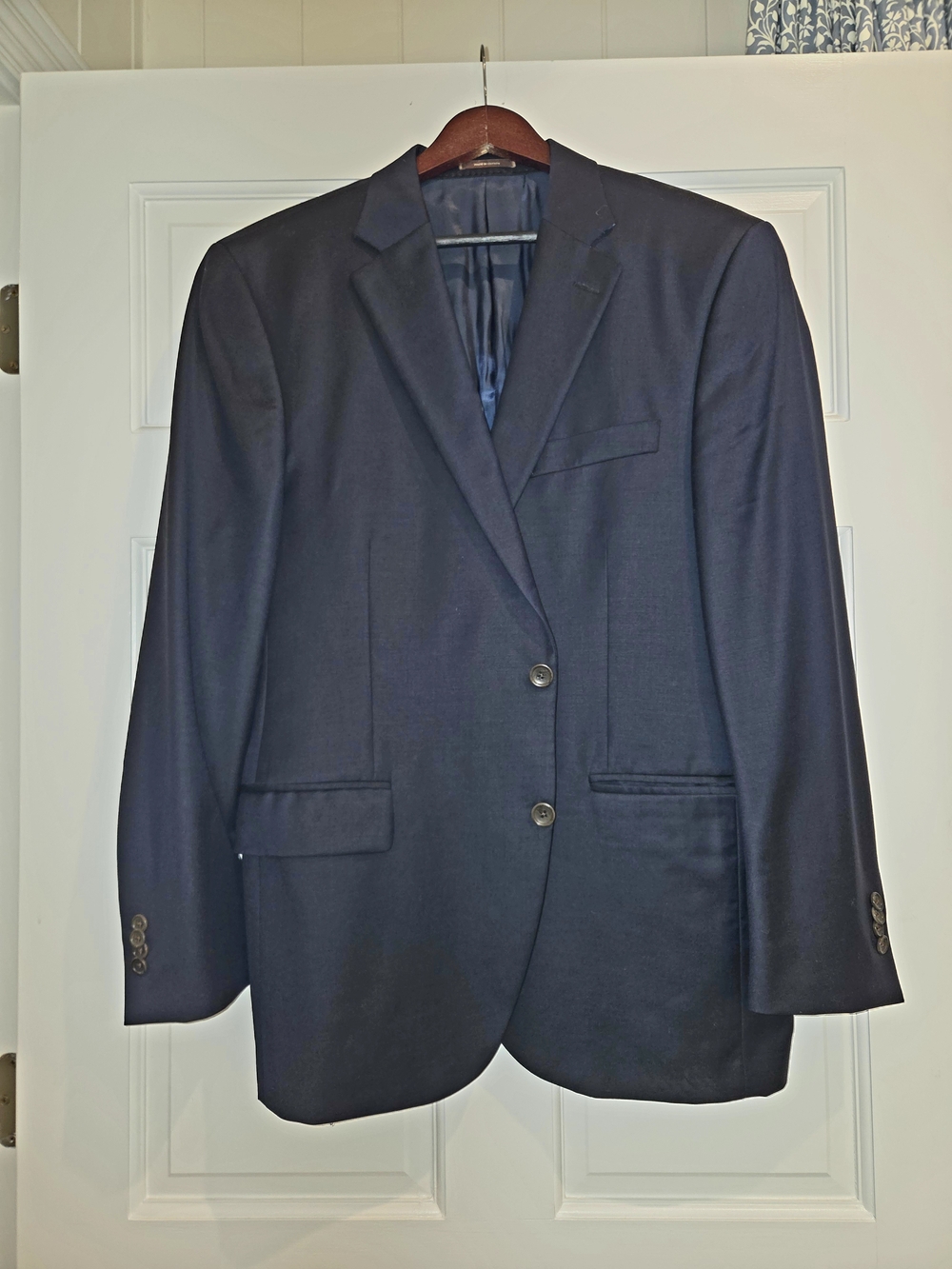 Peter Millar Men's Dark Navy Two-Button Blazer